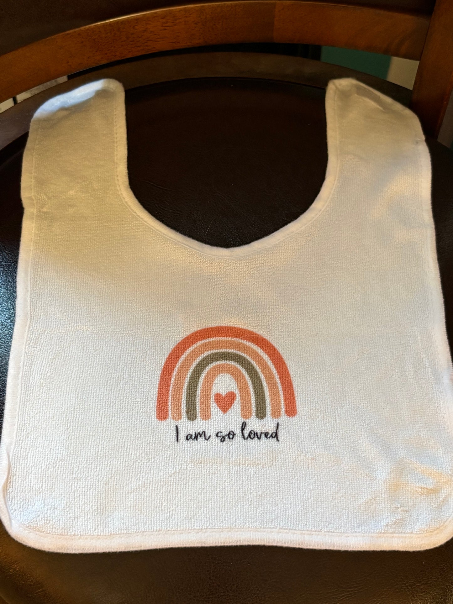I am so loved - Baby Bib