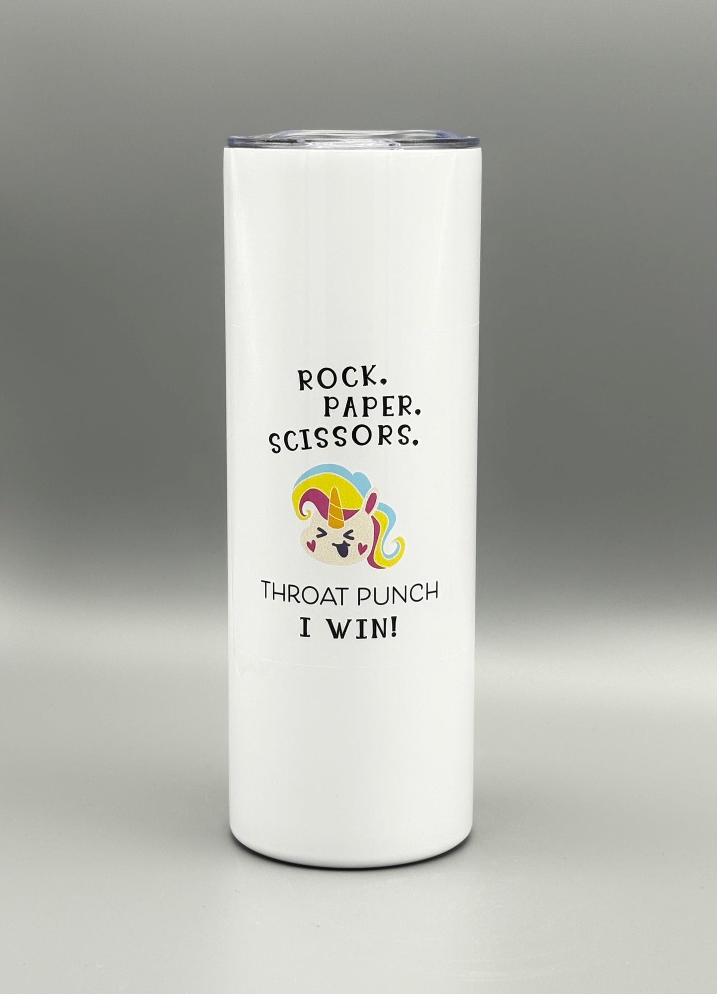 Rock, paper, scissors, throat punch - I win! - 20 oz