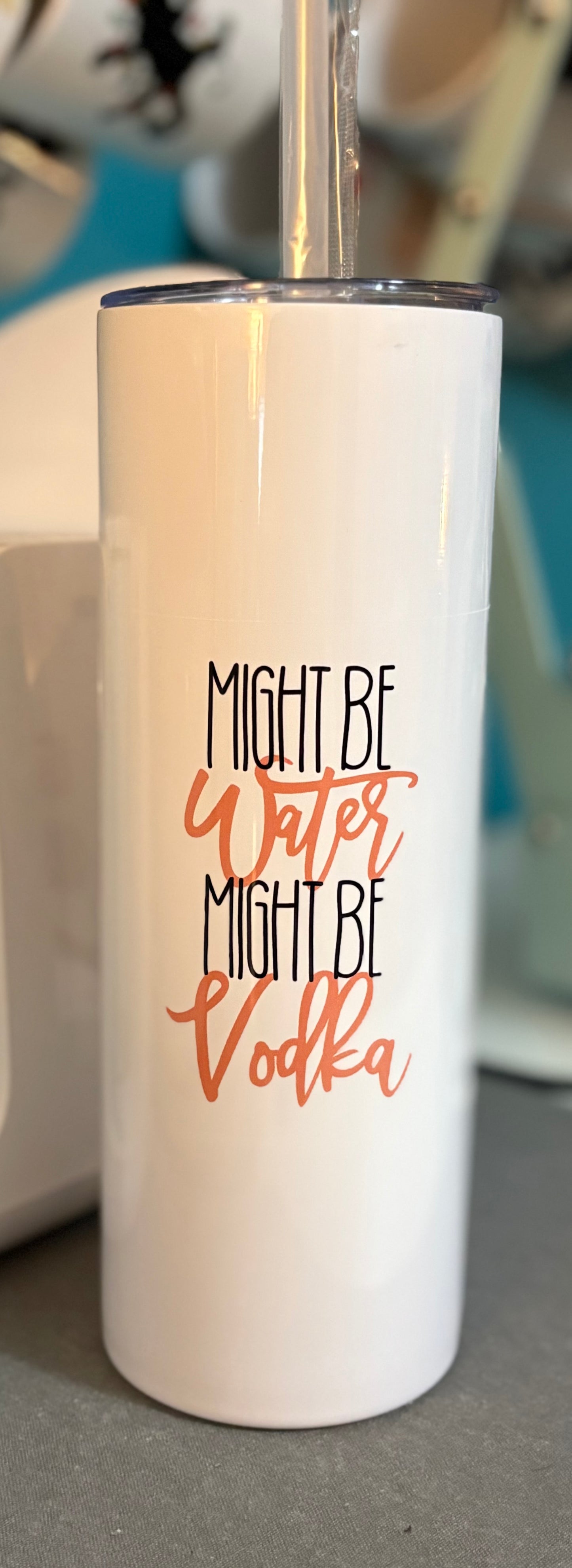 Might be water might be vodka (pink) - 20 oz