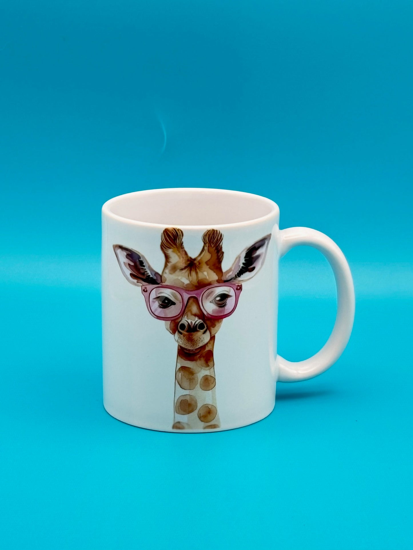 Giraffe with glasses - 11 oz