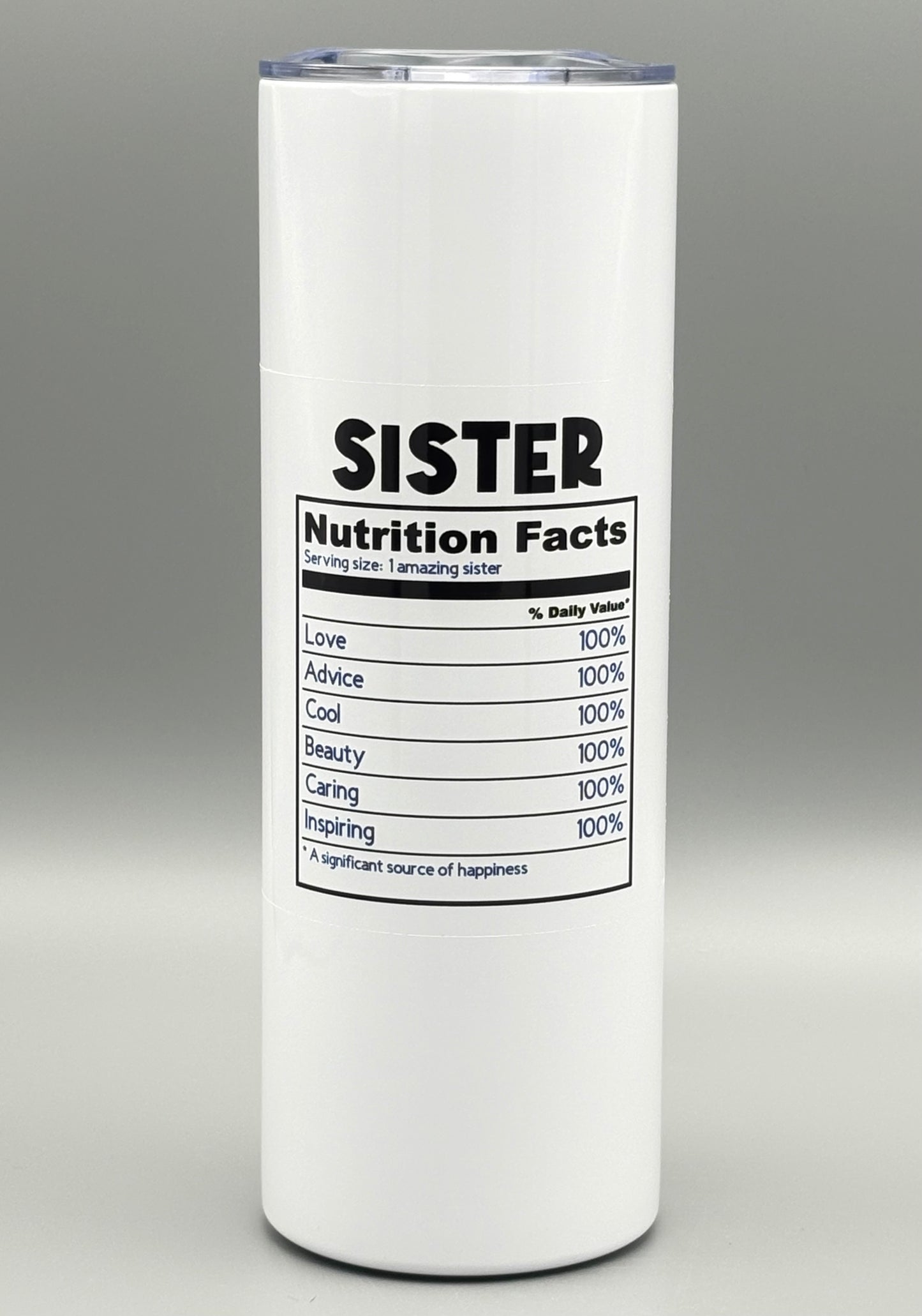 Sister - Nutritional Facts - 20 oz