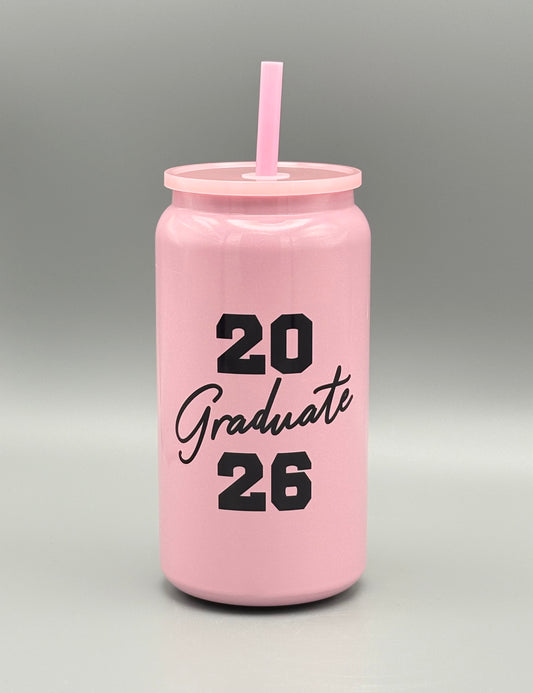 2026 Graduate - Glitter Tumbler - 16 oz