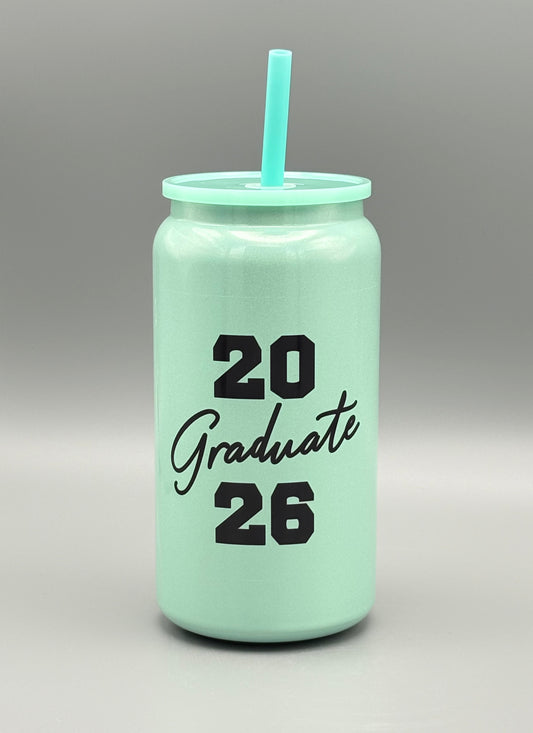 2026 Graduate - Glitter Tumbler - 16 oz