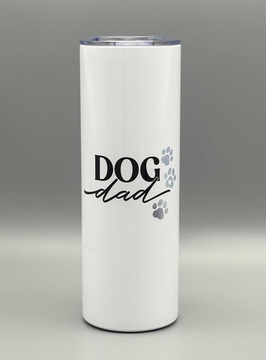 Dog Dad - paw prints - 20 oz