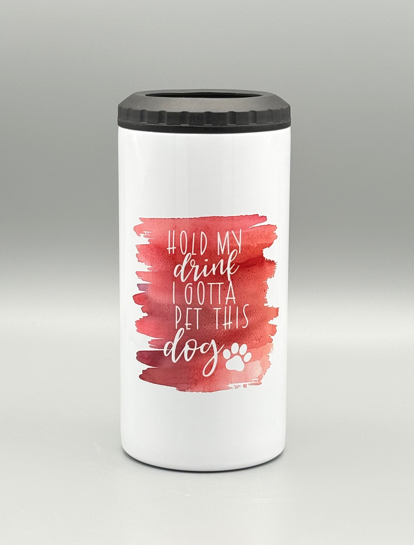 Hold my drink I gotta pet this dog - can cooler