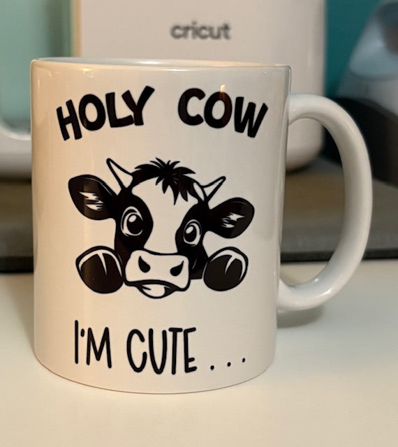 Mug - 11 oz - Holy Cow I'm Cute