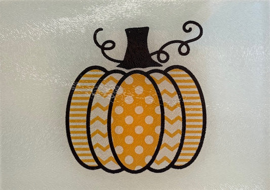 Glass Cutting Board - Pumpkin