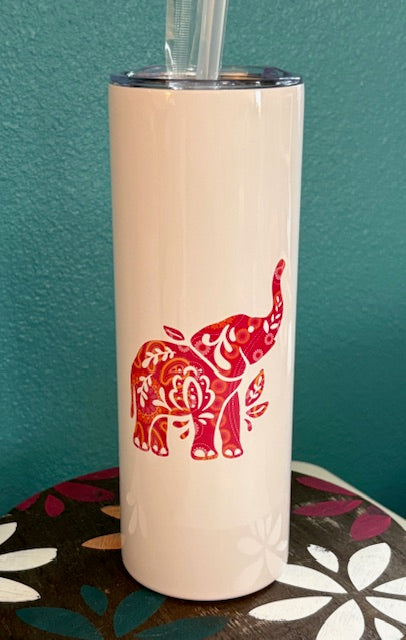 Skinny Tumbler - 20 oz - Elephant