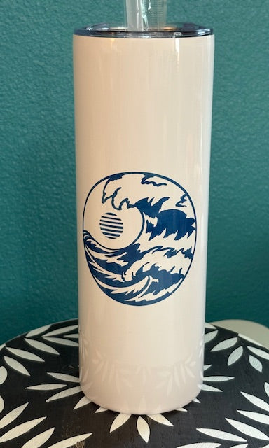 Skinny Tumbler - 20 oz -Wave