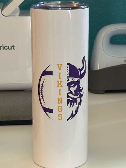 Skinny Tumbler - 20 oz - Vikings